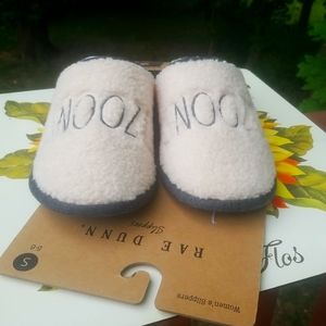 NWT Rae Dunn "Snooze" Slippers, S